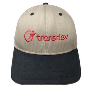 Headmost Transdev Baseball Cap Beige One Size Strapback Black Contrast Brim Hat